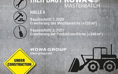 ANLAGENMODERNISIERUNG UND FLÄCHENEXPANSION FÜR ROWA MASTERBATCH