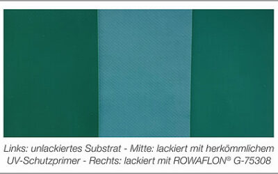 ROWAFLON® UV-Schutzprimer – JETZT AUCH FÜR FARBIGE SUBSTRATE