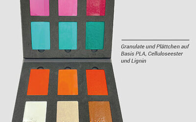 Mit ROWASOL Flüssigfarben verschiedenste Biokunststoffe effizient einfärben